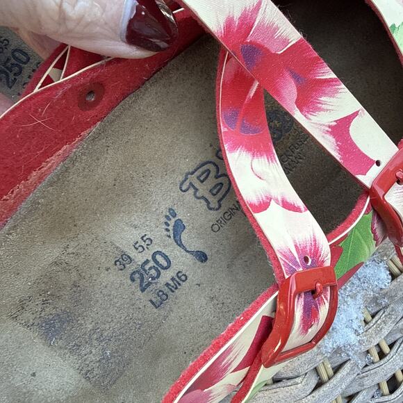 Birki’s by Birkenstock Women's 8 US 39 EU Maria Floral slip on Clogs Open Heel - Picture 12 of 15